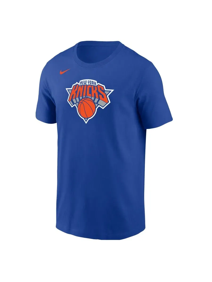 Футболка с коротким рукавом, хлопковая, New York Knicks Core Nike