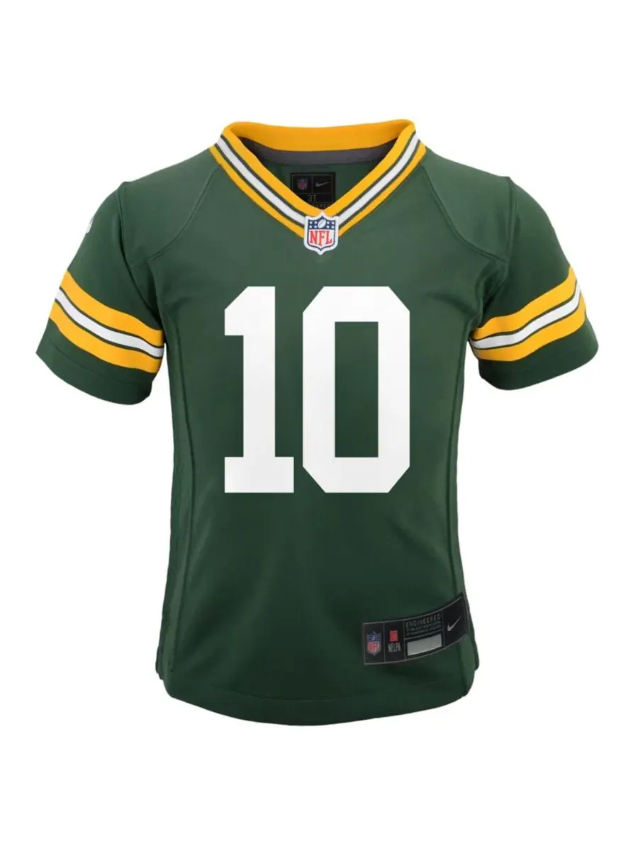 Игровая футболка Nike Jordan Love Green Bay Packers — изображение 2 из 3, зеленый