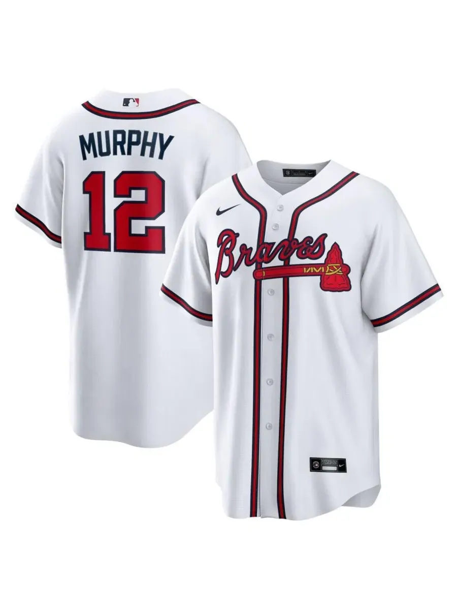Мужская футболка-джерси Sean Murphy Atlanta Braves Replica Player Jersey Nike