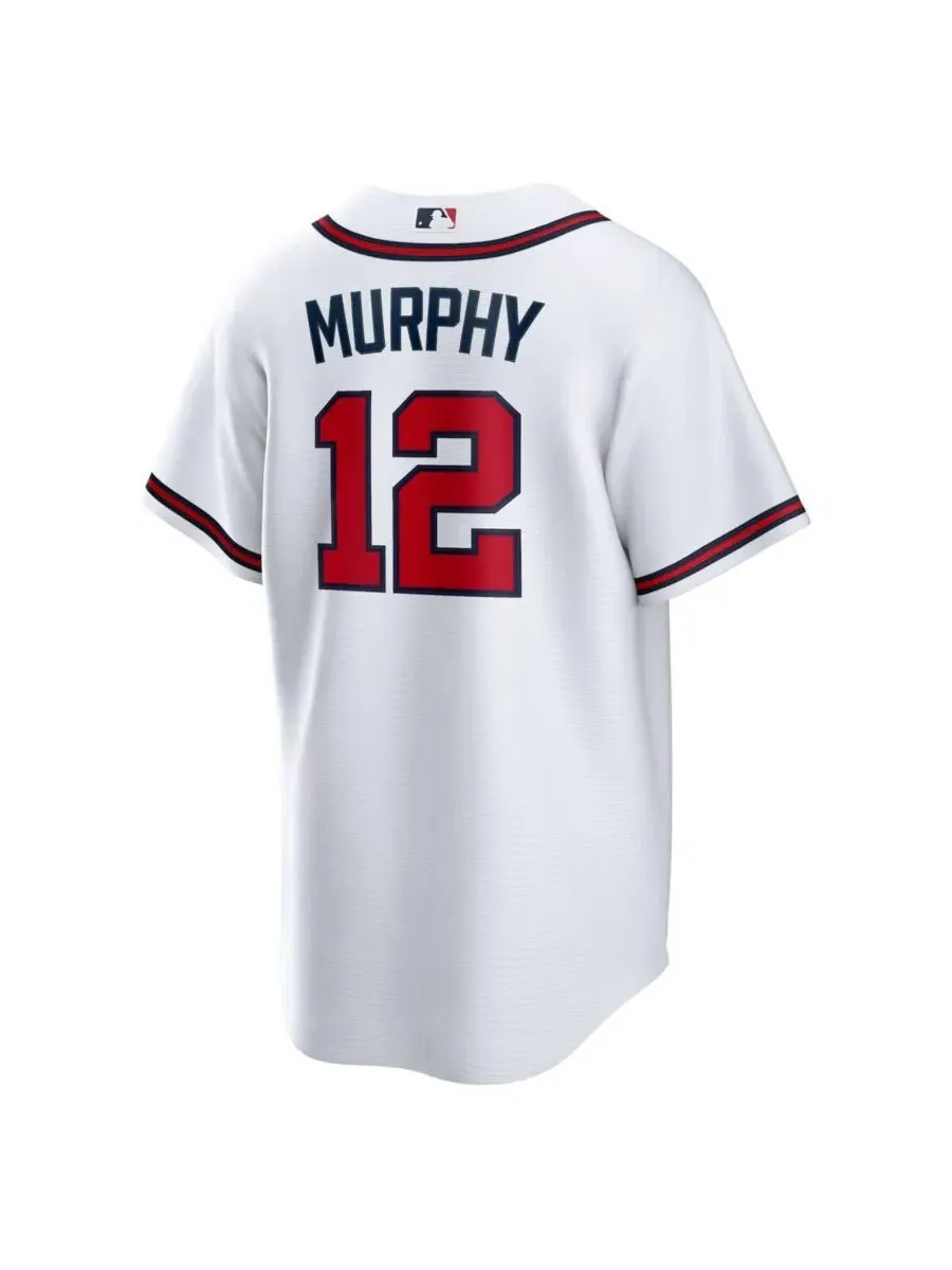 Мужская футболка-джерси Sean Murphy Atlanta Braves Replica Player Jersey Nike — изображение 2 из 3, белый