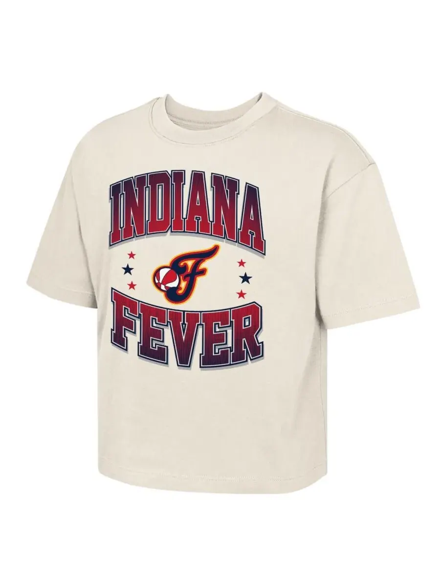 Футболка свободного кроя с командной графикой Indiana Fever Unbeatable Boxy Outerstuff