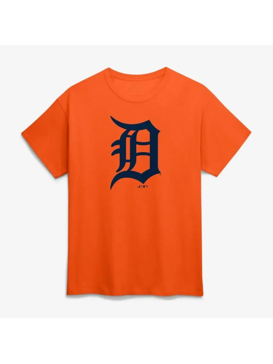 Футболка мужская с принтом Detroit Tigers Logo Athletic