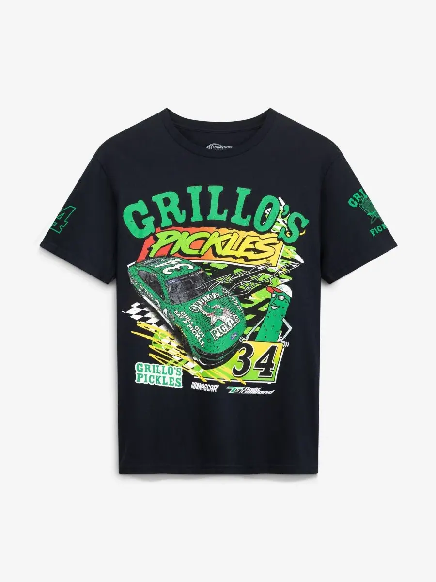 Футболка с принтом Todd Gilliland 34 Grillo's Pickles Front Row