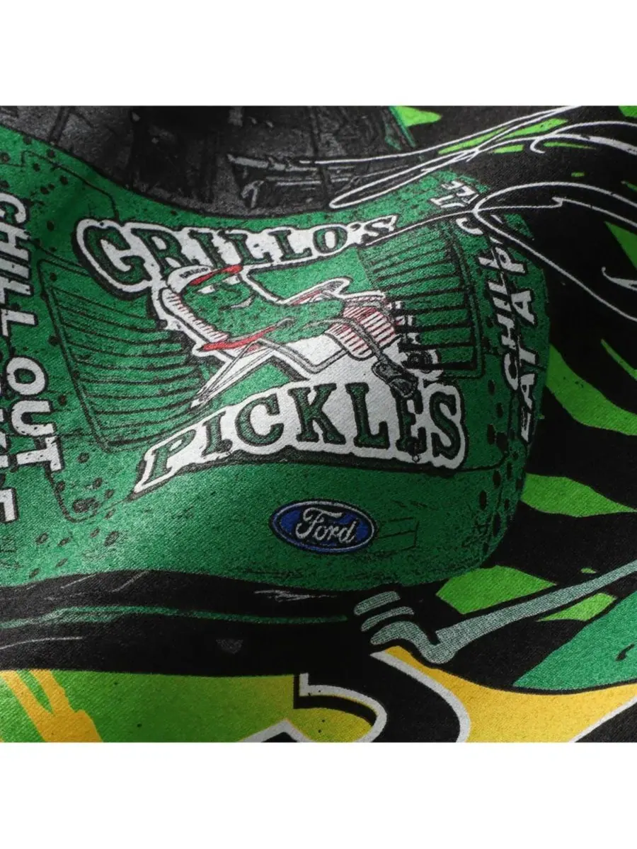 Футболка с принтом Todd Gilliland 34 Grillo's Pickles Front Row — изображение 5 из 5, черный