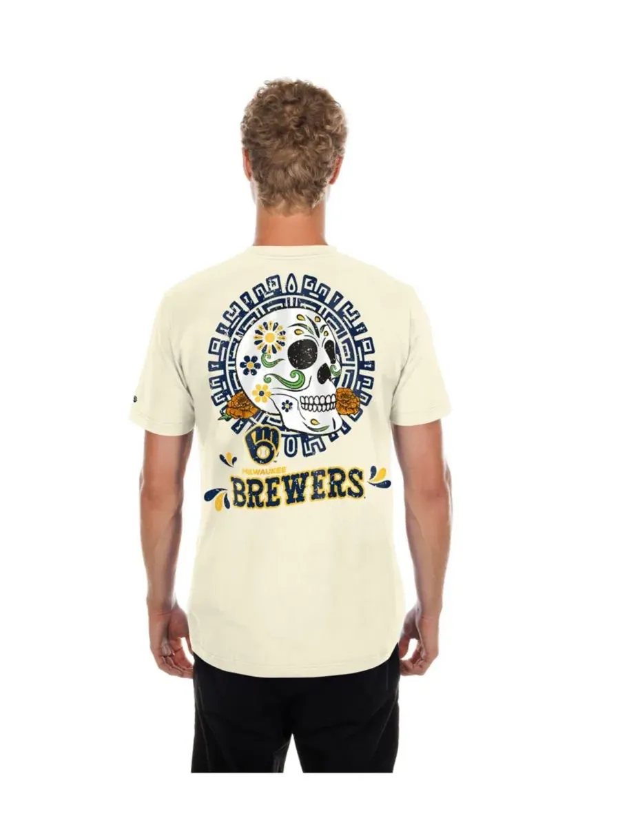 Футболка с принтом Dia de los Muertos Sugar Skull New Era — изображение 4 из 4, прозрачный