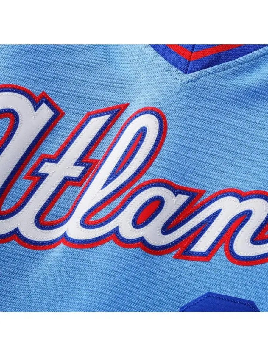 Джерси Nike Greg Maddux Powder Blue Atlanta Braves 2026 City Connect — изображение 4 из 6, синий