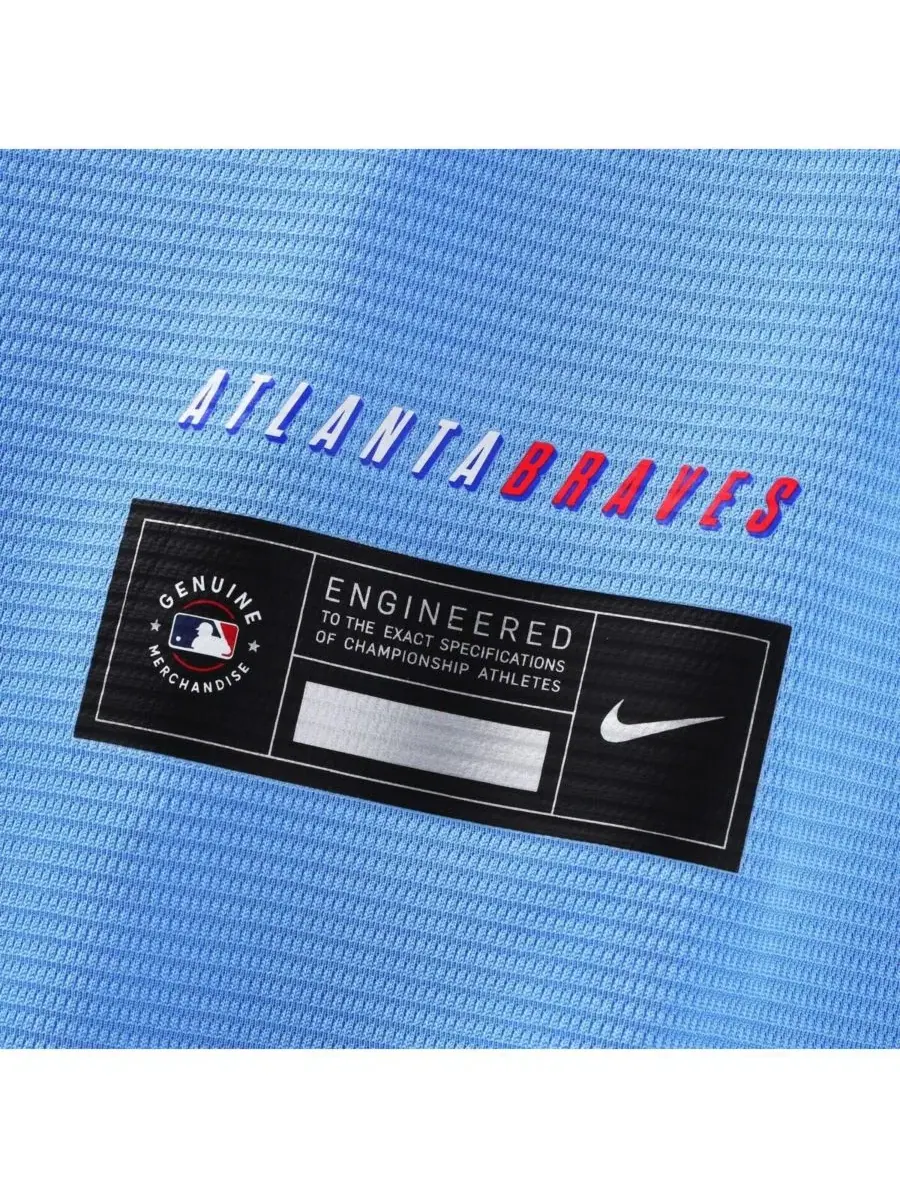 Джерси Nike Greg Maddux Powder Blue Atlanta Braves 2026 City Connect — изображение 6 из 6, синий
