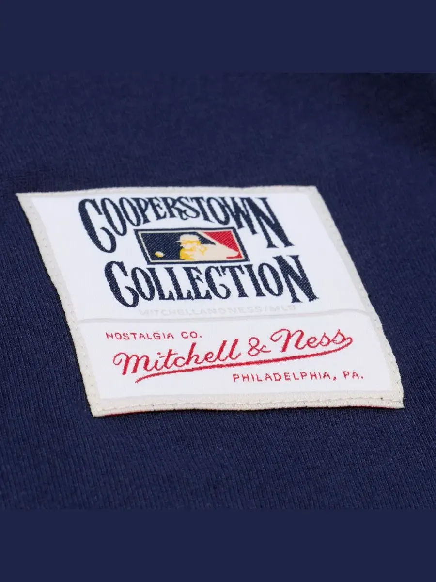 Футболка с длинным рукавом, с принтом Mitchell & Ness — изображение 2 из 3, темно-синий
