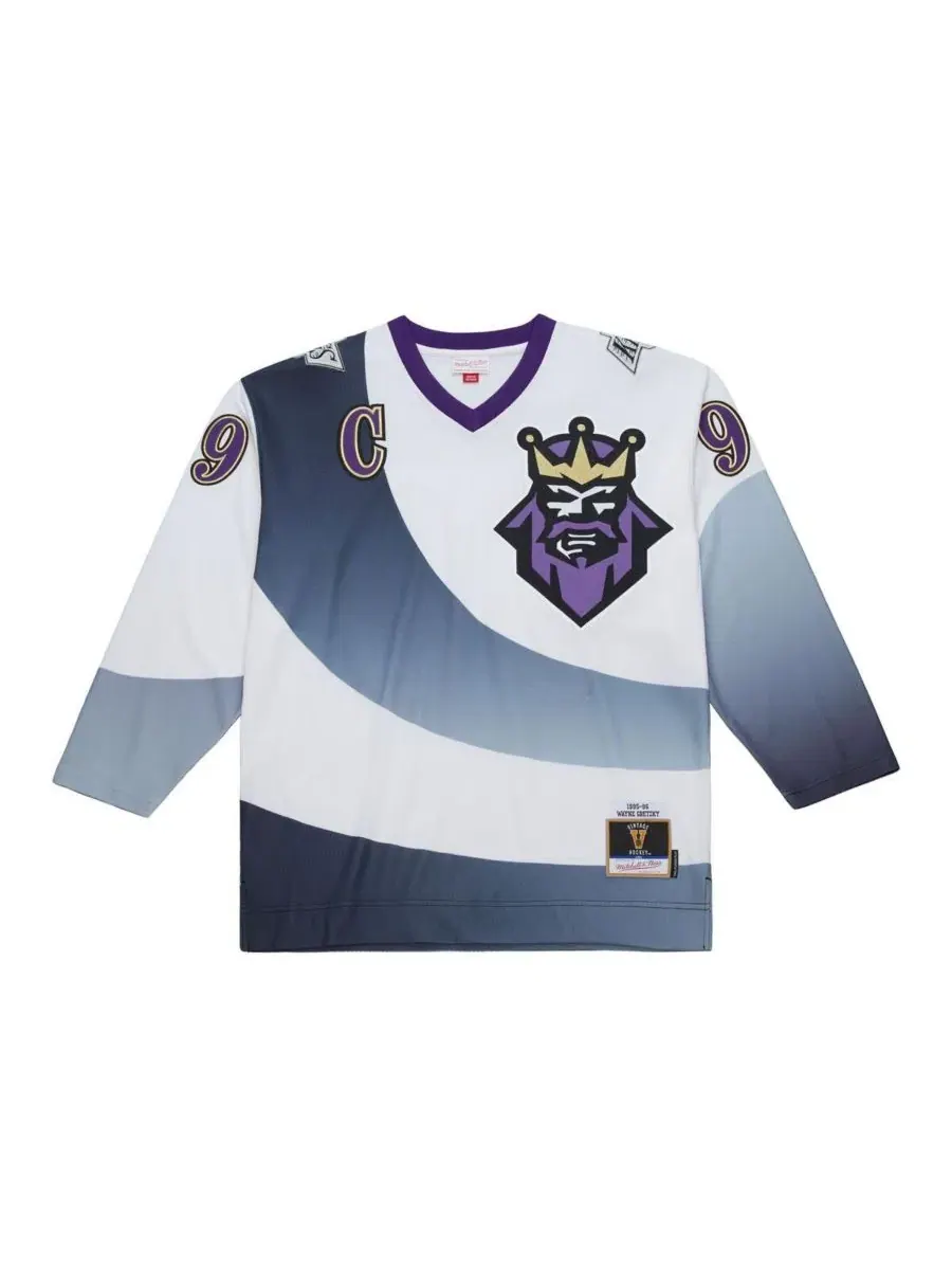 Реплика хоккейного джерси Wayne Gretzky Los Angeles Kings 1995-96 Power Play Mitchell & Ness — изображение 3 из 3, белый