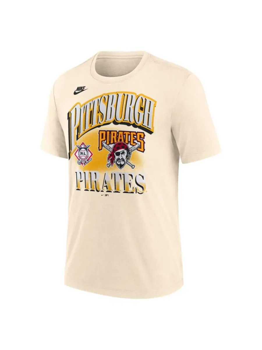 Футболка с винтажным принтом Pittsburgh Pirates Nike — изображение 2 из 2, прозрачный