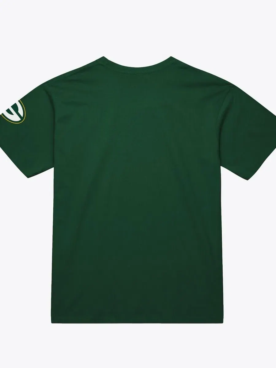 Футболка с принтом Head Coach Classic Mitchell & Ness — изображение 2 из 2, зеленый