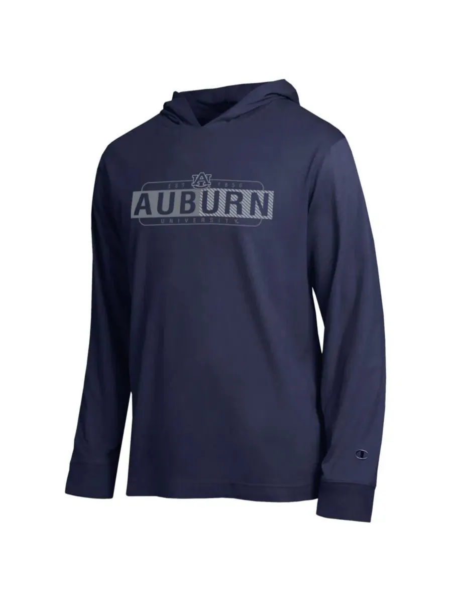 Лонгслив с капюшоном Auburn Tigers Gradient All-Star Champion — изображение 3 из 3, темно-синий