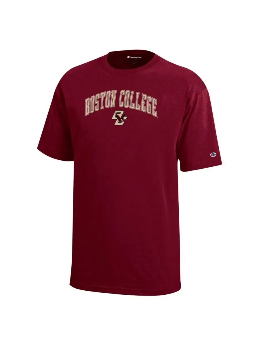 Футболка с длинным рукавом Boston College Eagles Arch Over Logo Champion — изображение 2 из 3, коричневый