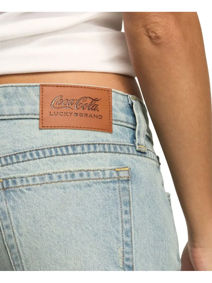 Джинсовые шорты низкой посадки Lucky Legend Coca Cola от Lucky Brand, Limited Edition Wash — изображение 7 из 7