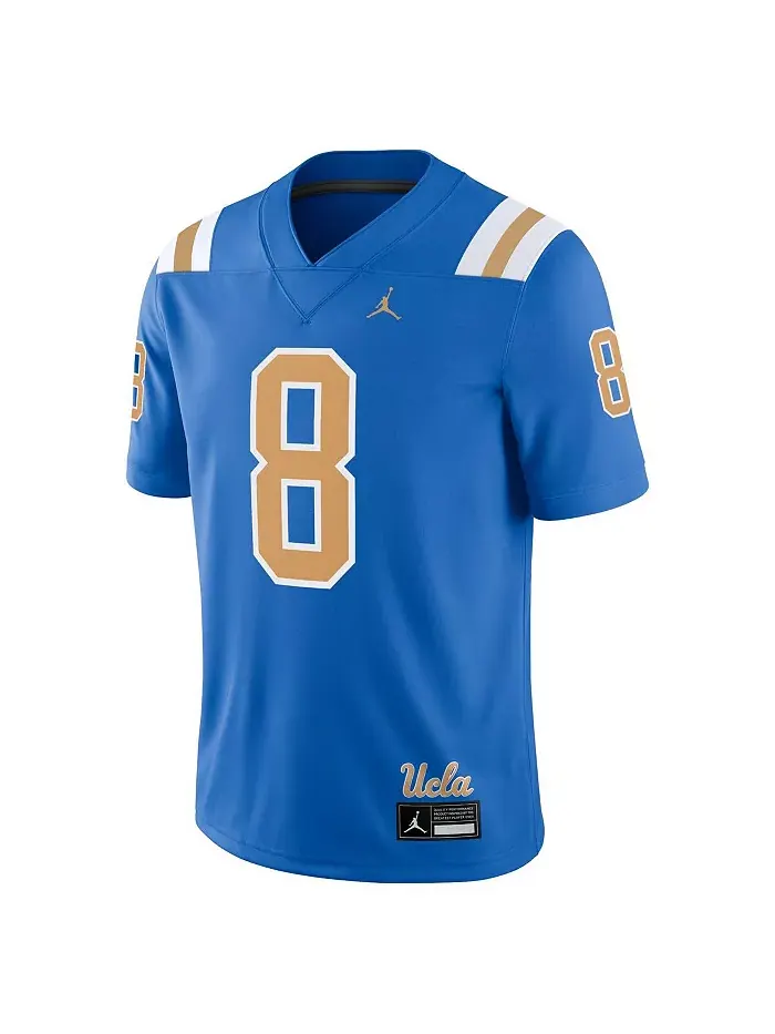 Мужская игровая футболка Troy Aikman в синем цвете UCLA Bruins Jordan — изображение 2 из 3