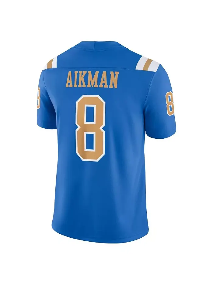 Мужская игровая футболка Troy Aikman в синем цвете UCLA Bruins Jordan — изображение 3 из 3