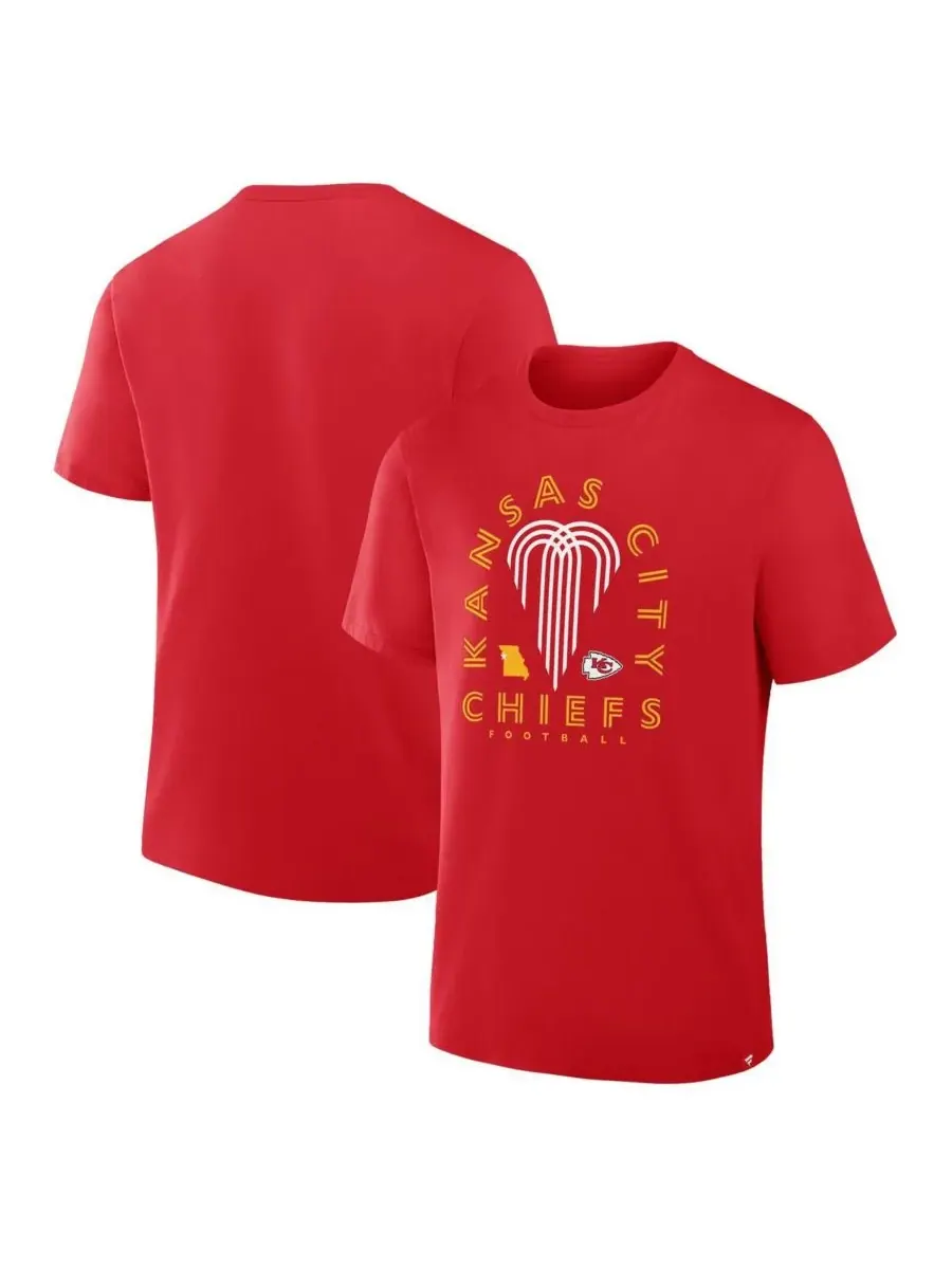 Fanatics Мужская красная футболка Kansas City Chiefs Hometown True Favorite