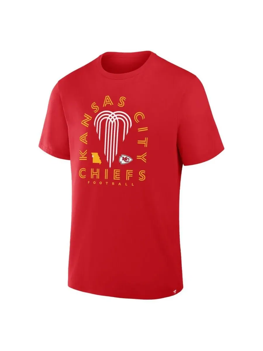 Fanatics Мужская красная футболка Kansas City Chiefs Hometown True Favorite — изображение 3 из 3, красный
