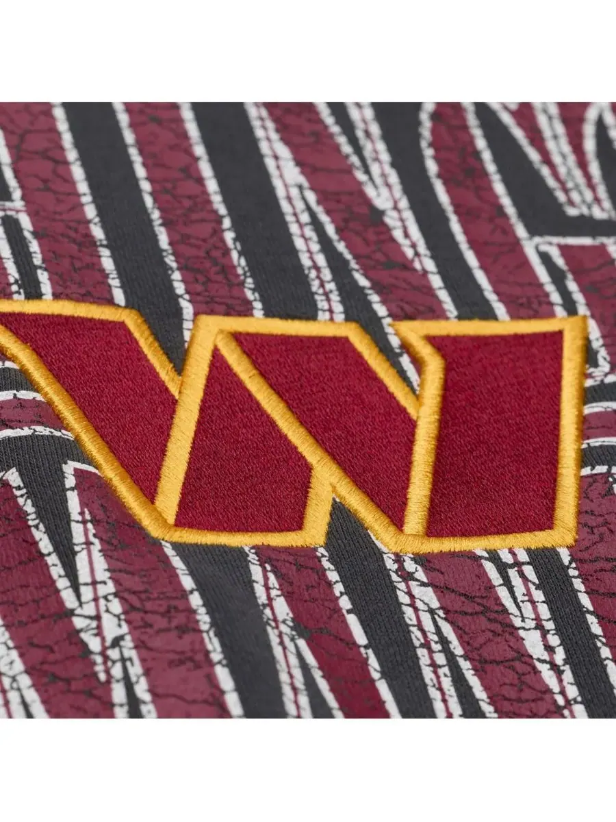 Mitchell & Ness Мужская черная флисовая толстовка Washington Commanders из коллекции Downtown — изображение 3 из 4, черный