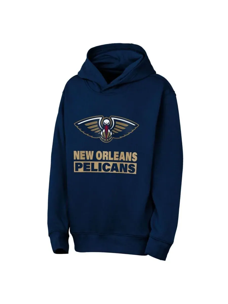 Outerstuff Толстовка Big Boys and Girls Navy New Orleans Pelicans Back to the Basics — изображение 2 из 3, красный