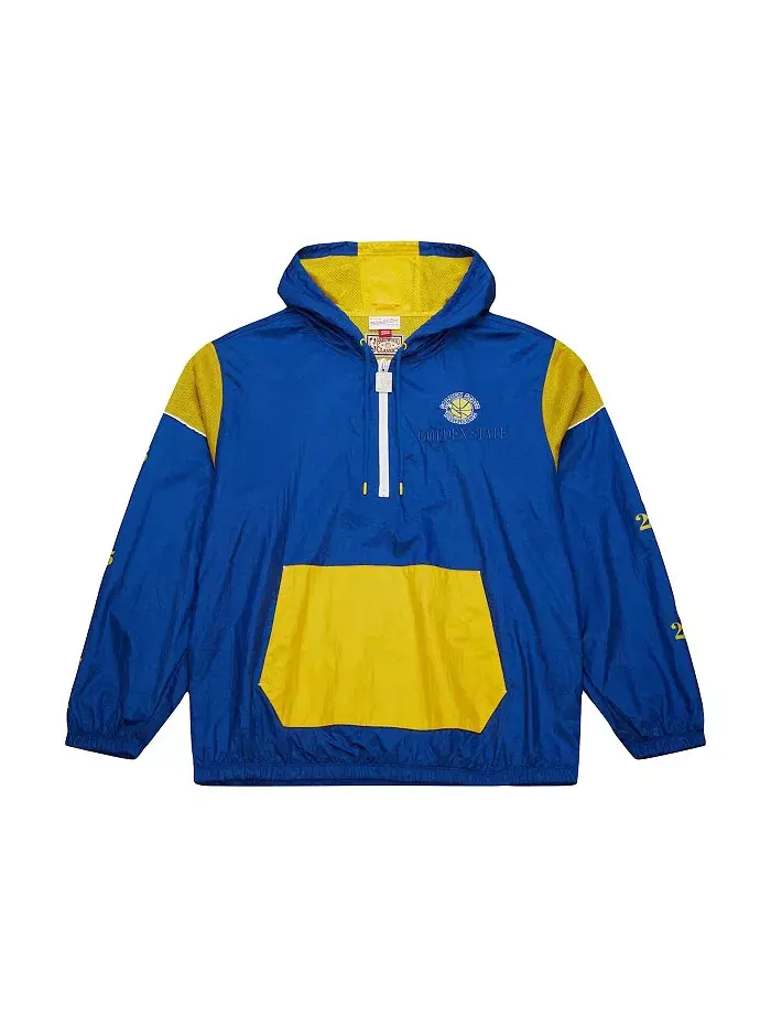 Мужская и женская ветровка Royal Golden State Warriors Hardwood Classics Team OG 3.0 с — изображение 3 из 5