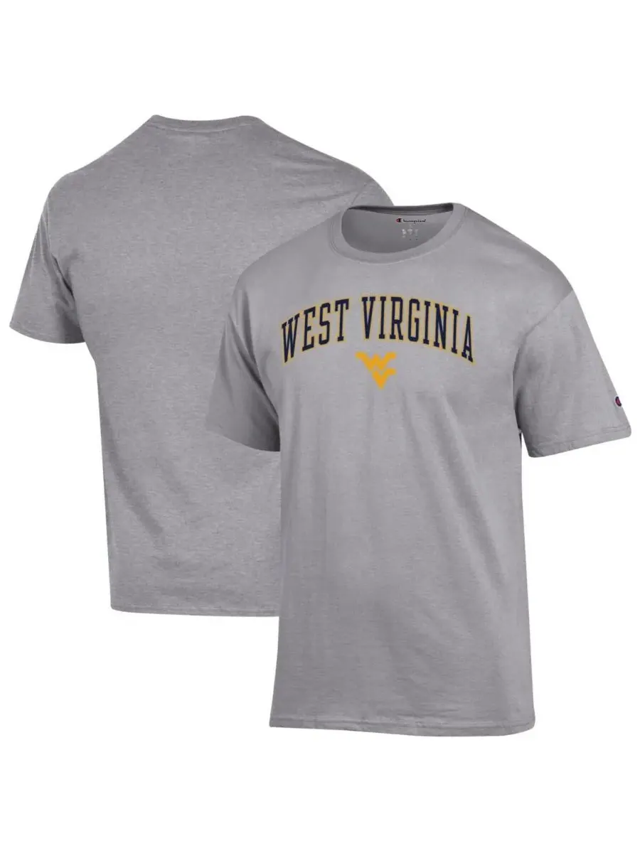 Champion Мужская футболка West Virginia Mountaineers с арочным логотипом
