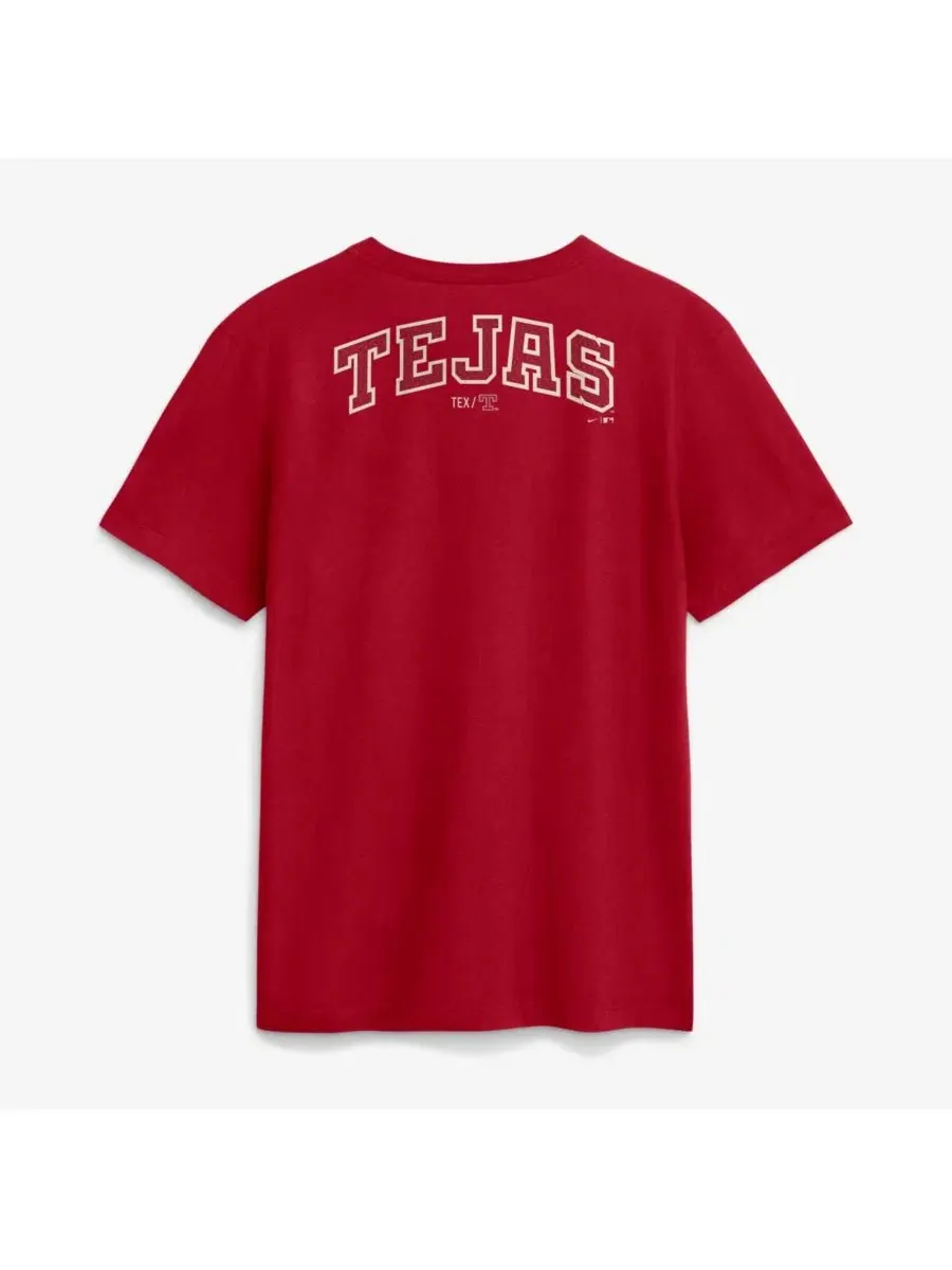 Мужская красная футболка Texas Rangers 2026 City Connect 2-Hit Nike — изображение 3 из 3, красный