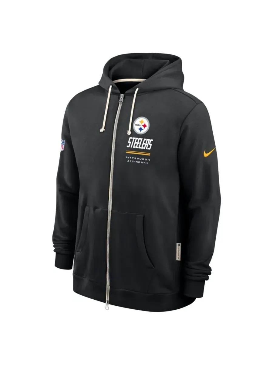 Худи с капюшоном и флисом 300 г/м², с принтом Nike — изображение 2 из 3, черный