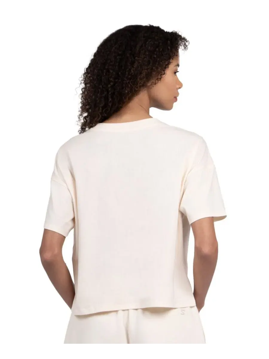 Футболка-кроп с принтом New York Mets Pastels Boxy Cropped Starter — изображение 3 из 3, бежевый