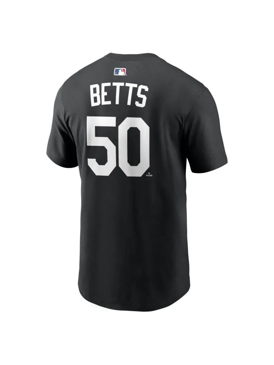 Футболка с длинным рукавом Mookie Betts Nike — изображение 3 из 3, черный