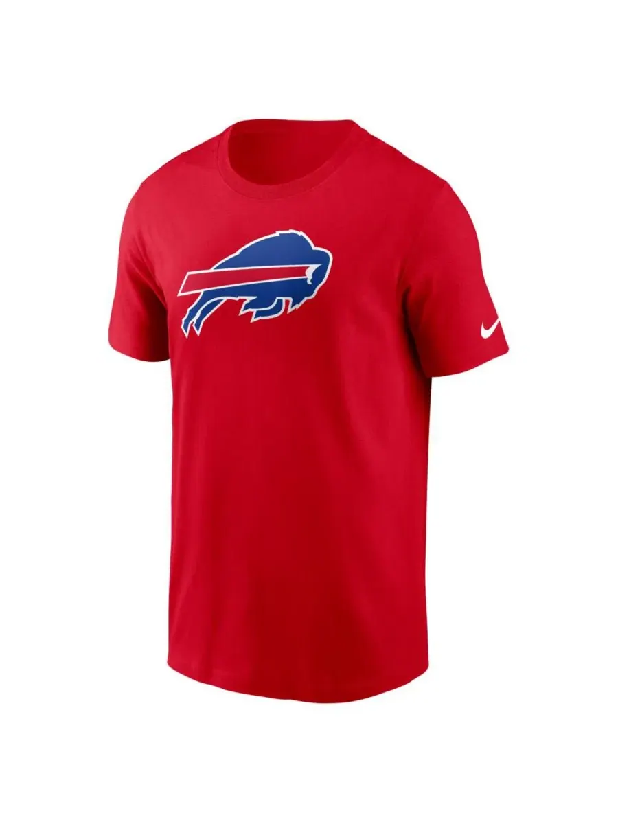 Футболка с принтом Essential Logo Buffalo Bills Nike — изображение 2 из 5, красный
