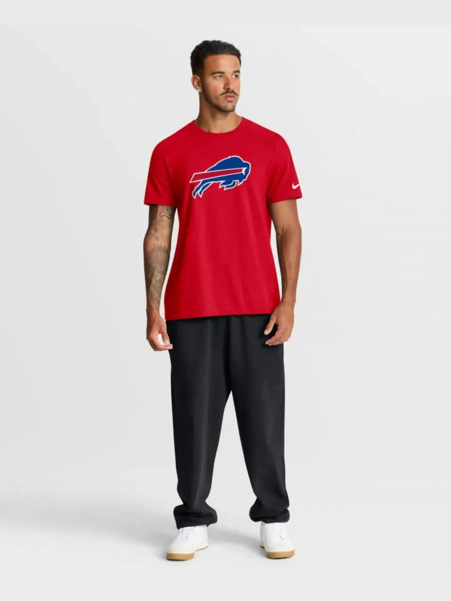 Футболка с принтом Essential Logo Buffalo Bills Nike — изображение 5 из 5, красный