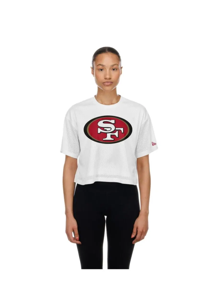 Женская футболка-бокси с принтом San Francisco 49ers New Era