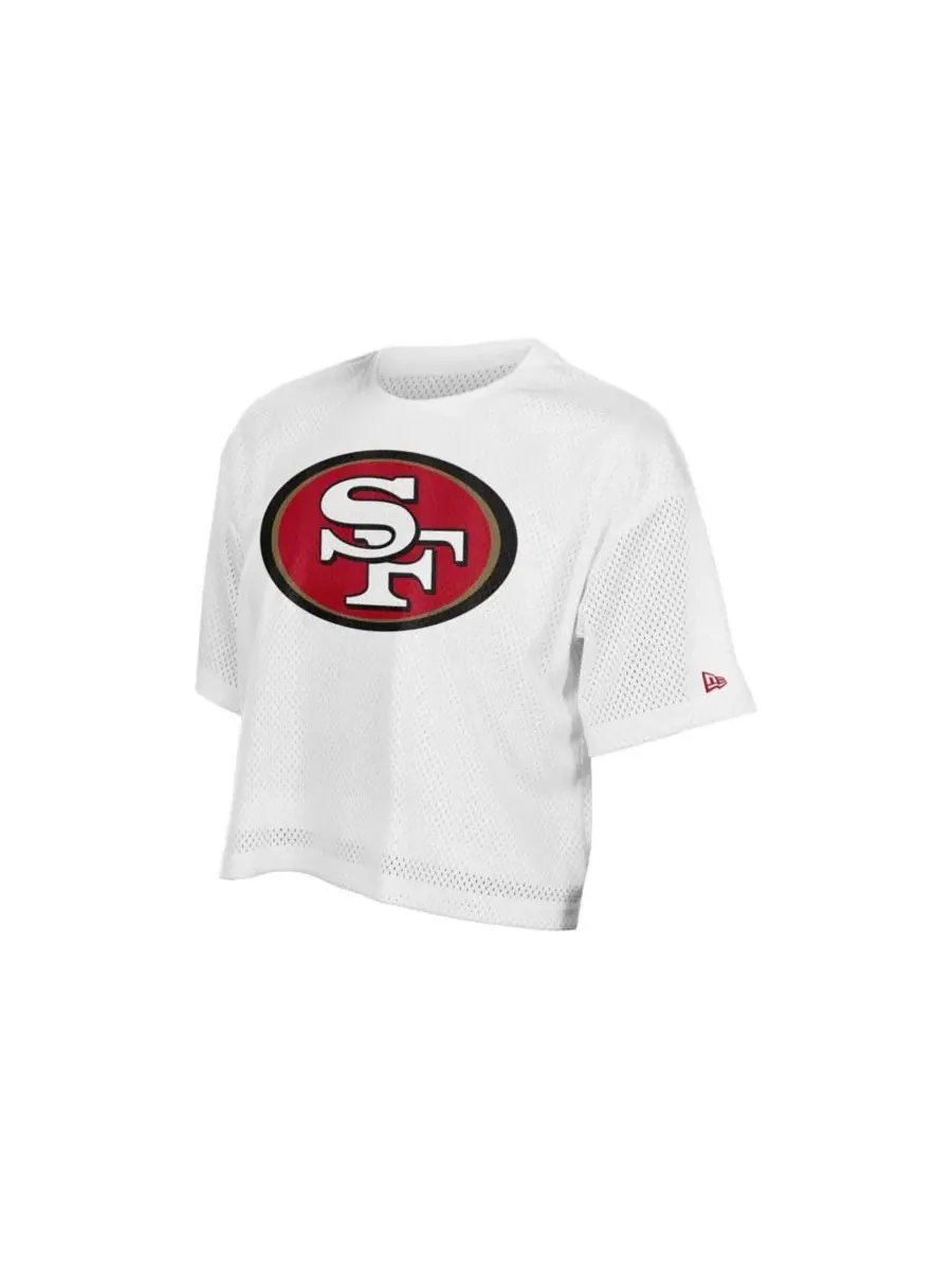 Женская футболка-бокси с принтом San Francisco 49ers New Era — изображение 3 из 4, белый