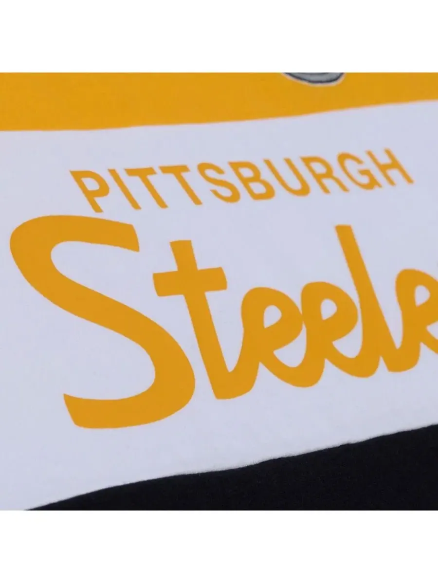 Майка-безрукавка с принтом Pittsburgh Steelers Head Coach Mitchell & Ness — изображение 3 из 5, черный золотистый