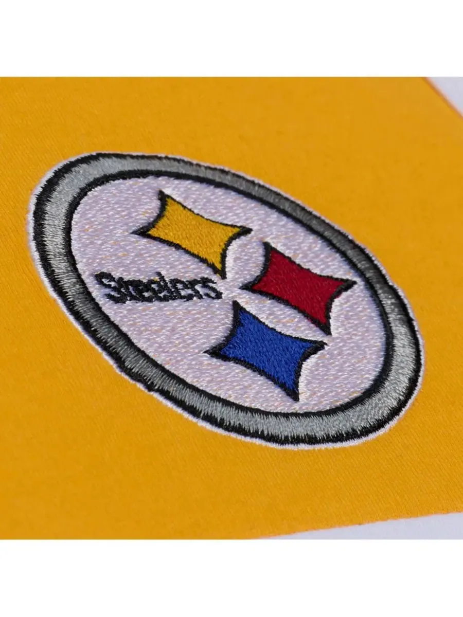 Майка-безрукавка с принтом Pittsburgh Steelers Head Coach Mitchell & Ness — изображение 5 из 5, черный золотистый