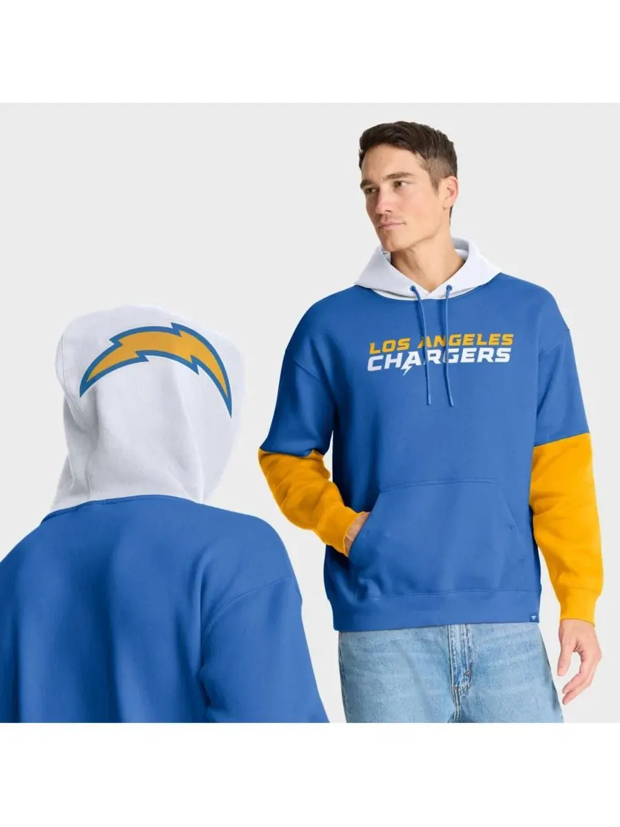 Толстовка с капюшоном Fanatics Los Angeles Chargers Helmet