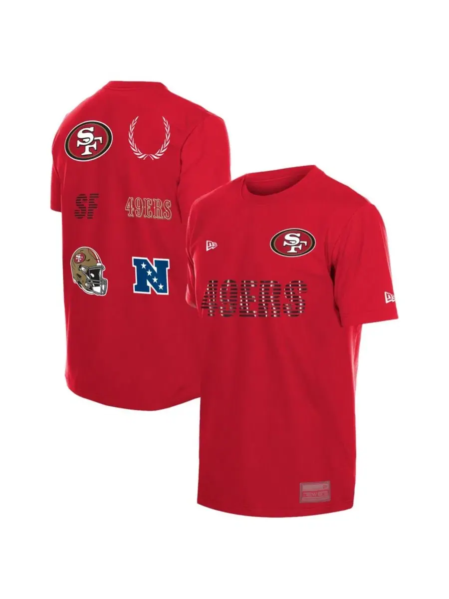 Футболка с коротким рукавом Match San Francisco 49ers New Era
