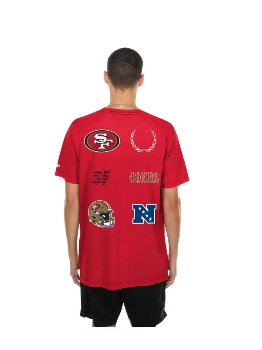 Футболка с коротким рукавом Match San Francisco 49ers New Era — изображение 2 из 5, алый