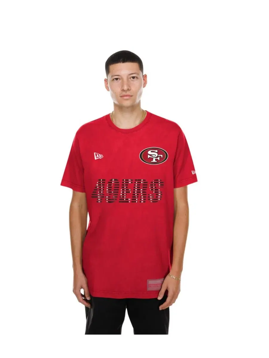 Футболка с коротким рукавом Match San Francisco 49ers New Era — изображение 3 из 5, алый