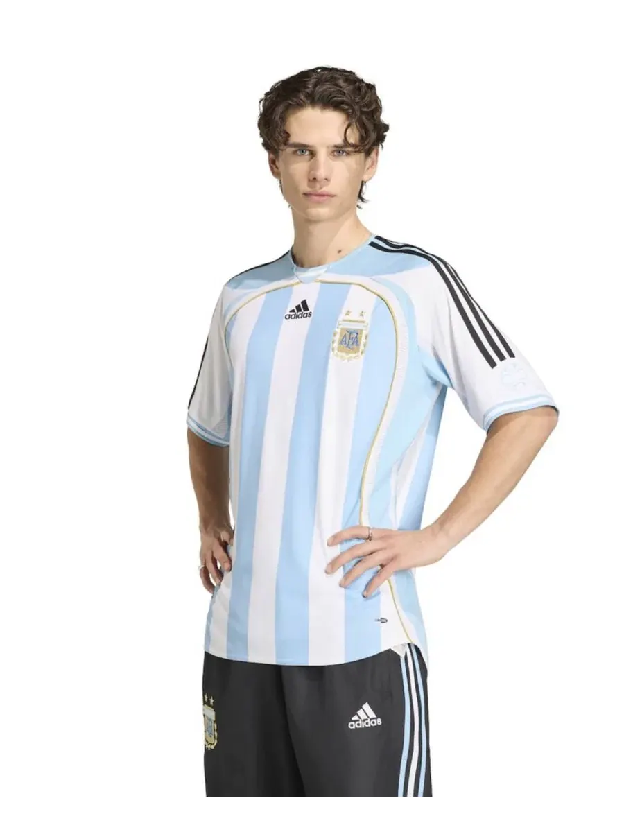 Футболка с коротким рукавом из полиэстера Argentina National Team 2006 Bringback Home Jersey adidas