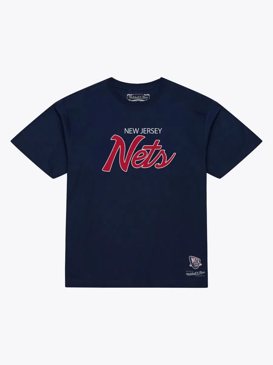 Футболка с принтом Vintage Wordmark Mitchell & Ness