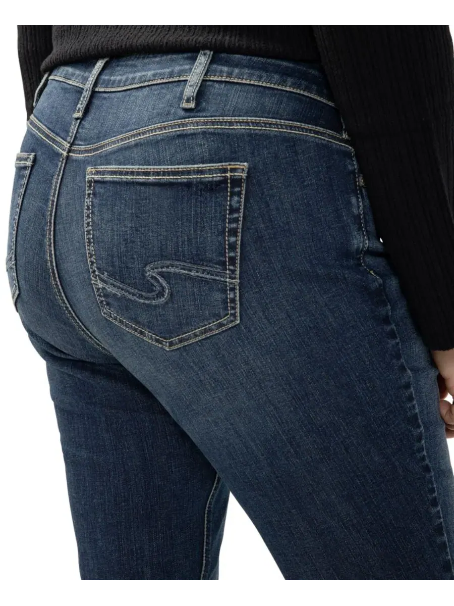 Джинсы-скинни укороченные Elyse Plus Size Silver Jeans Co., Bonnie — изображение 5 из 7