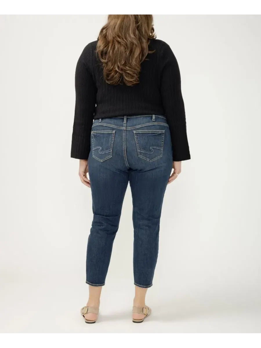 Джинсы-скинни укороченные Elyse Plus Size Silver Jeans Co., Bonnie — изображение 6 из 7