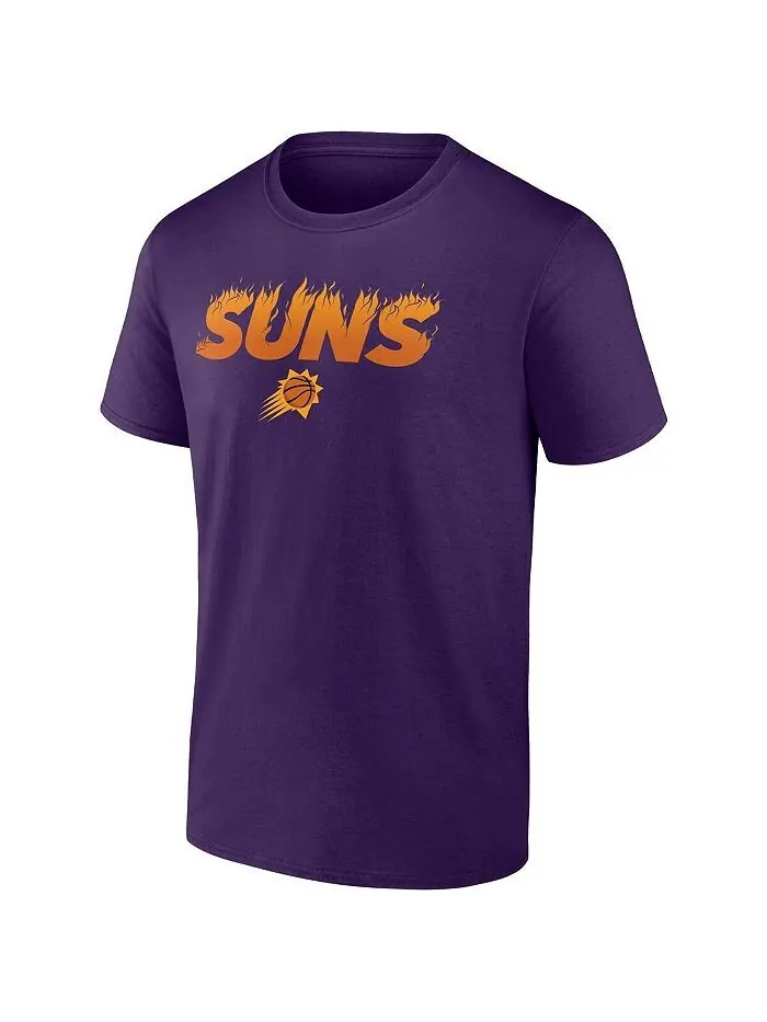 Мужская фиолетовая футболка с логотипом Phoenix Suns On Fire Hometown Collection Fanatics — изображение 3 из 3, фиолетовый