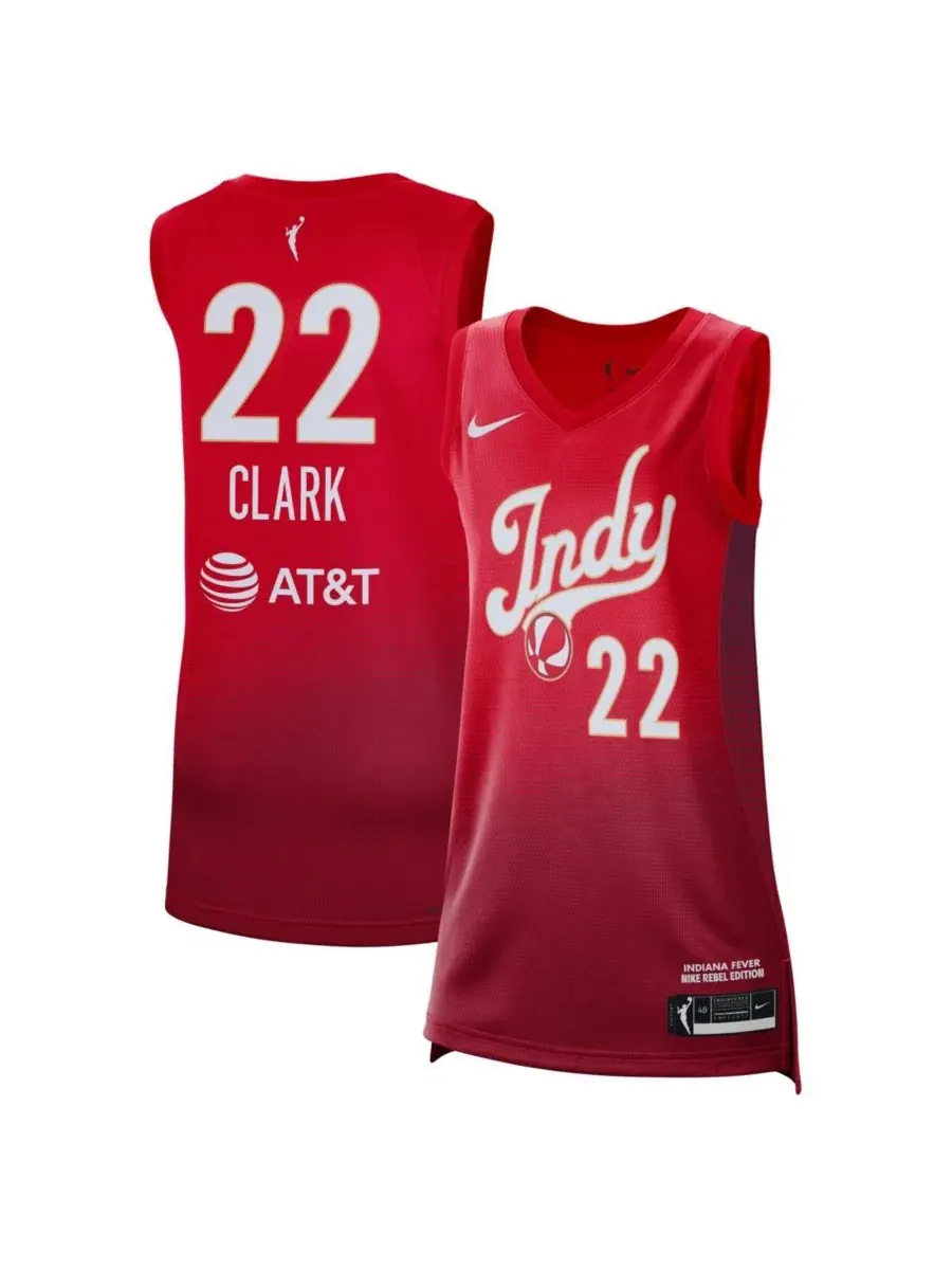 Баскетбольный джерси с принтом Caitlin Clark Indiana Fever Rebel Edition Nike