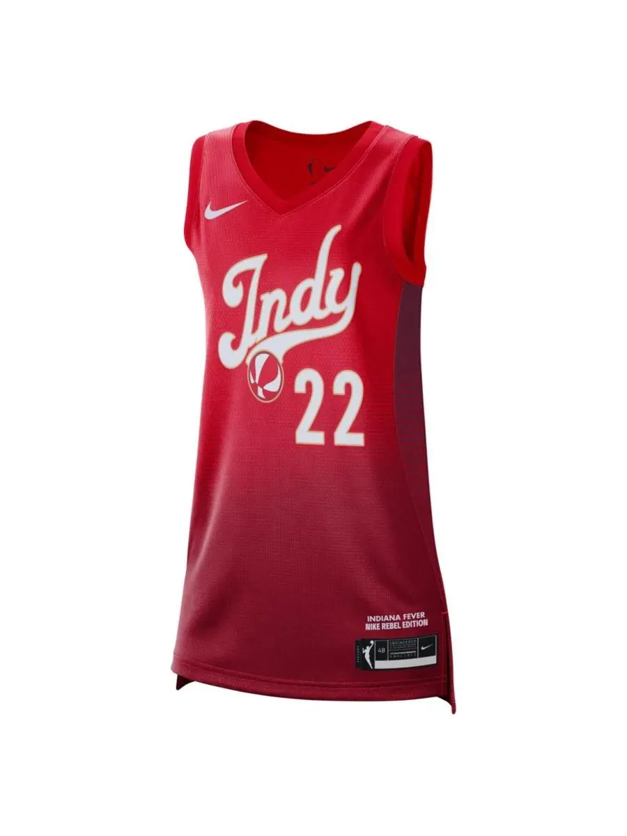 Баскетбольный джерси с принтом Caitlin Clark Indiana Fever Rebel Edition Nike — изображение 2 из 3, красный