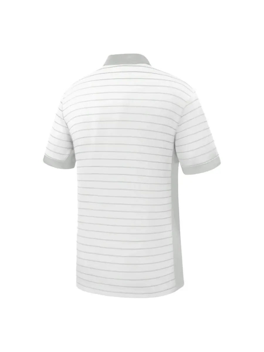 Поло Nike Dri-FIT с вышивкой Illinois Fighting Illini, Victory Stripe — изображение 3 из 3, белый