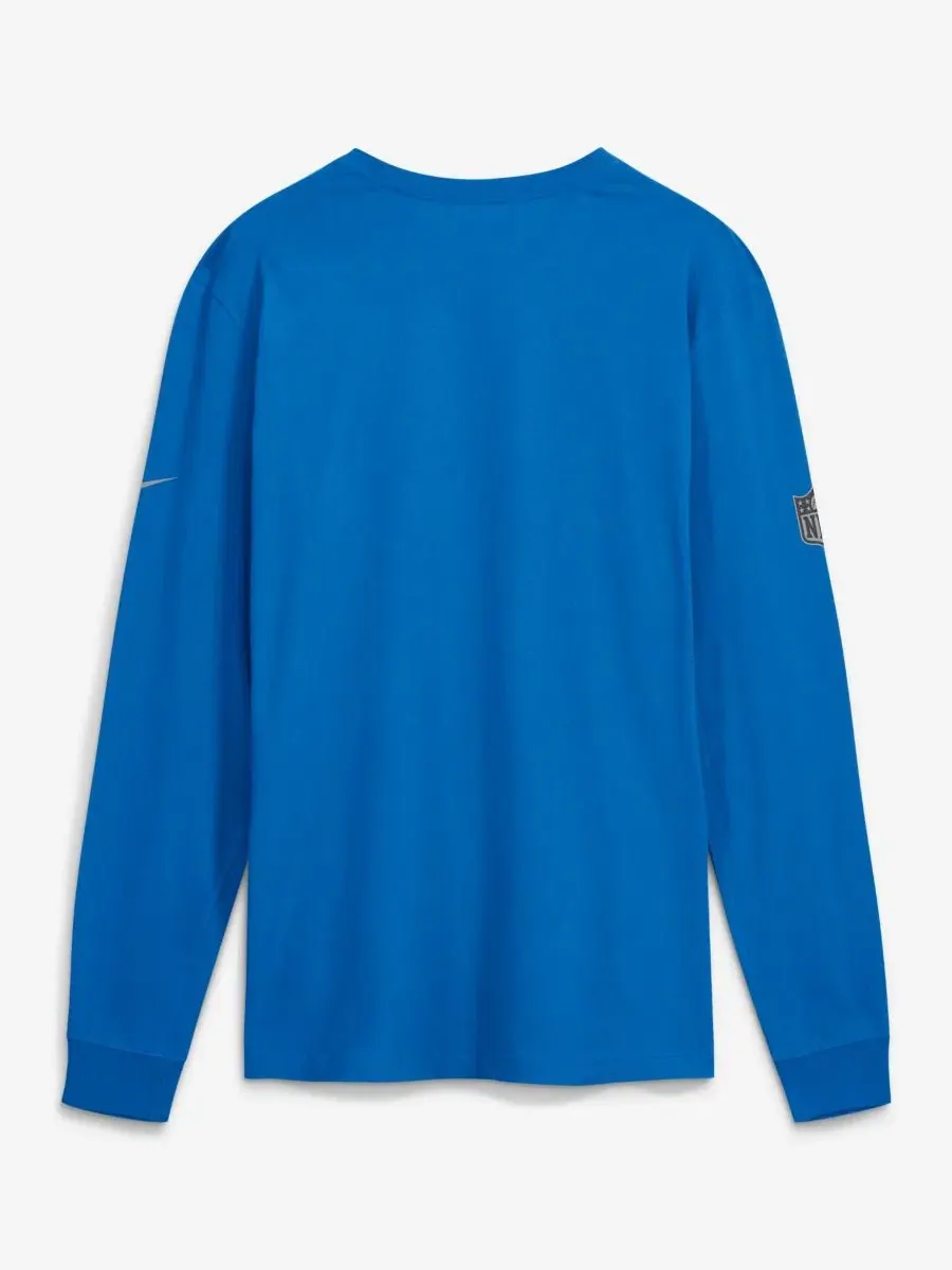 Футболка с длинным рукавом Nike Sideline Bold Arch Star Dri-FIT — изображение 2 из 2, синий