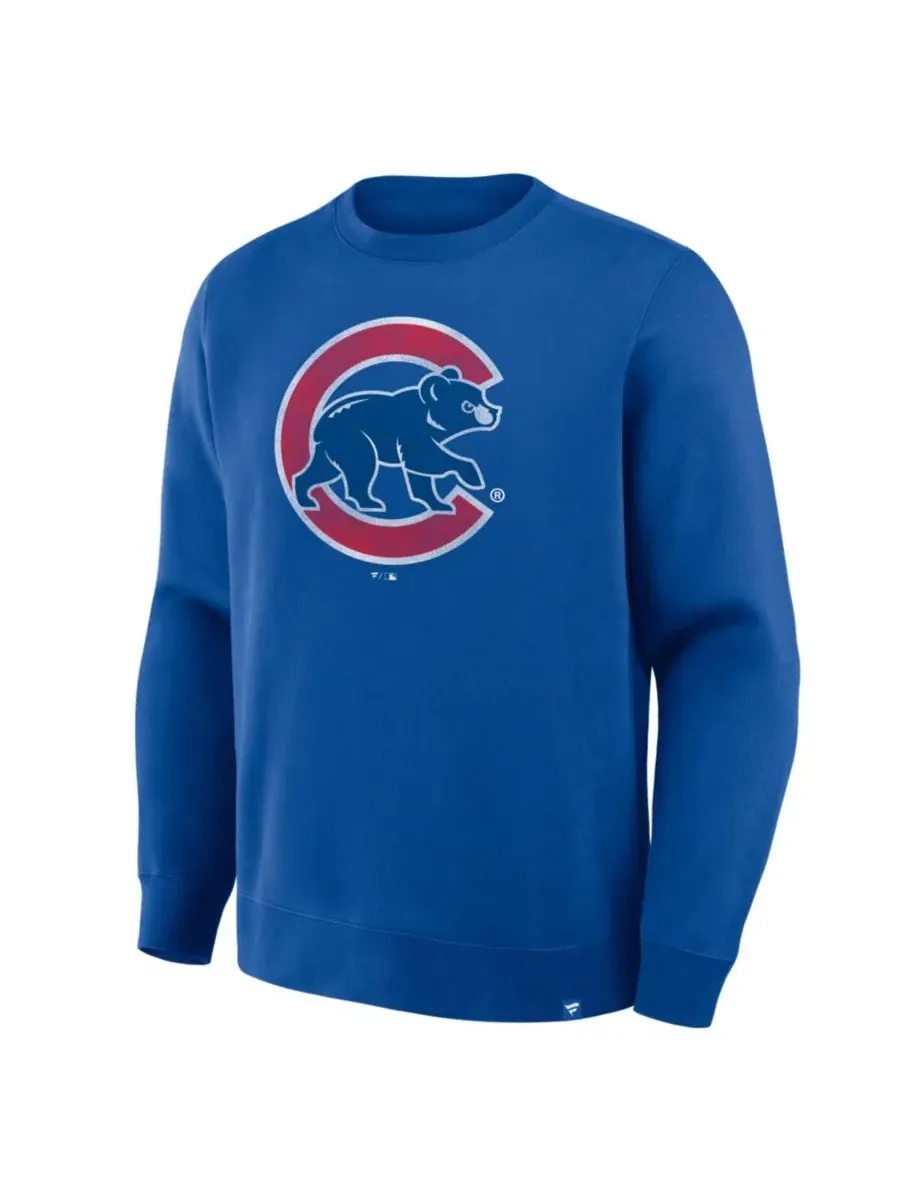 Свитшот мужской с принтом Legacy Chicago Cubs Fanatics — изображение 2 из 3, королевский